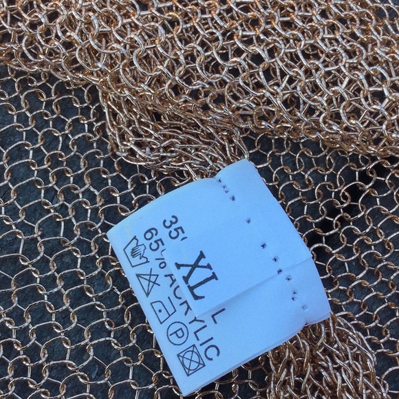 Bathing Suit Mesh Skirt Cover-Up, Bronze Colored, drawstring - Picture 6 of 7